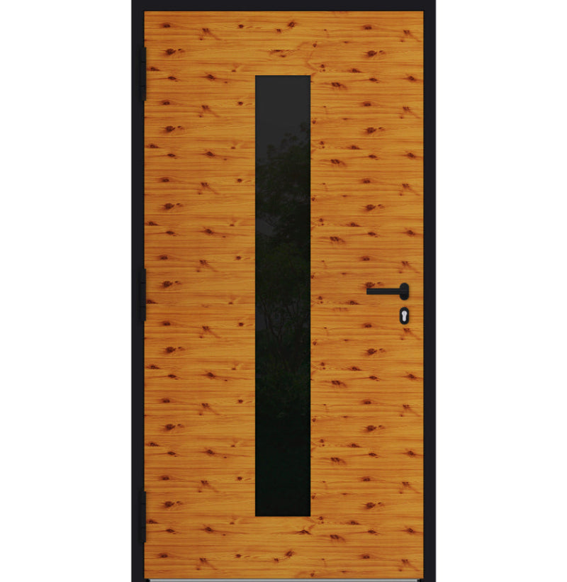 Turenwerke P90 Design 35 Aluminium Door - Pine - Blackline