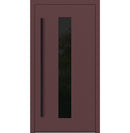 Turenwerke P90 Design 35 Aluminium Door - Rotbraun RAL3005 - Blackline