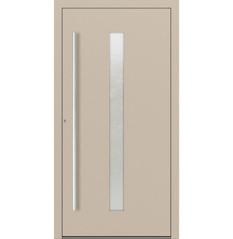 Turenwerke SL75 Design 01 Aluminium Door - Beige RAL1015