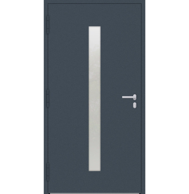 Turenwerke SL75 Design 01 Aluminium Door - Blue RAL5003