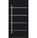 Turenwerke SL75 Design 02 Aluminium Door - Black RAL9005
