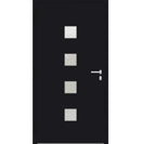 Turenwerke SL75 Design 03 Aluminium Door - Black RAL9005