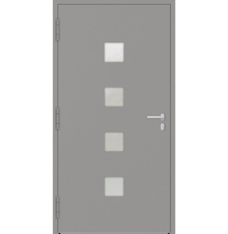 Turenwerke SL75 Design 03 Aluminium Door - Grey RAL9007