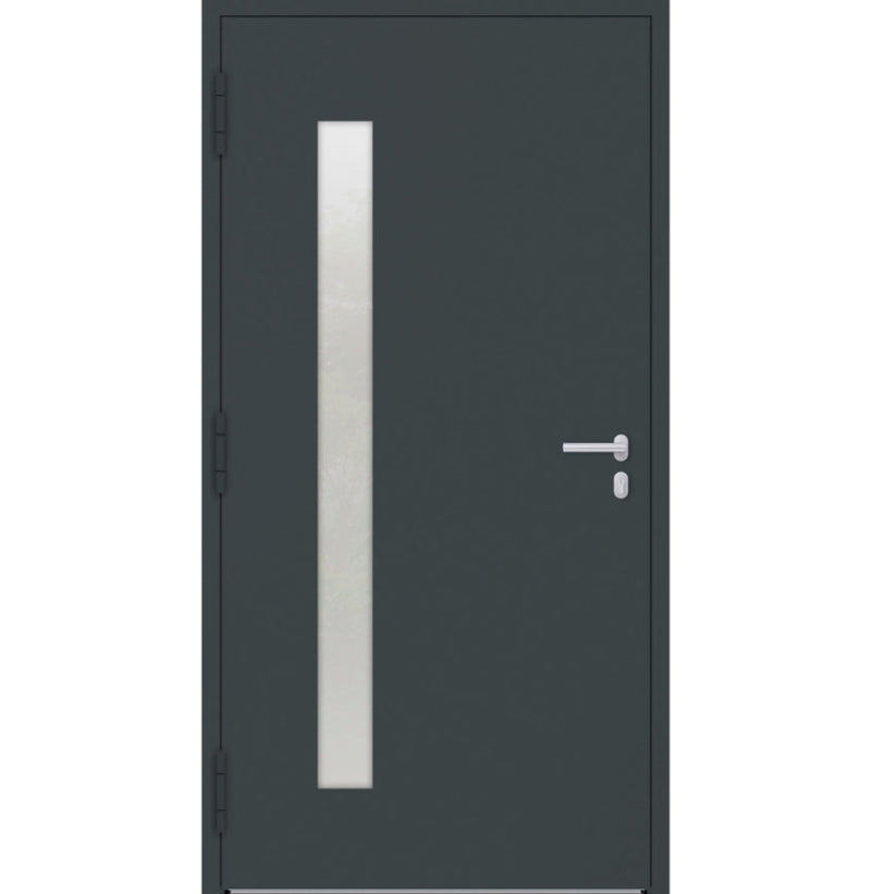 Turenwerke SL75 Design 04 Aluminium Door - Anthracite RAL7016