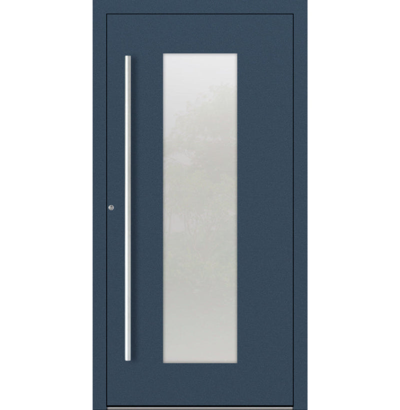 Turenwerke SL75 Design 08 Aluminium Door - Blue RAL5003