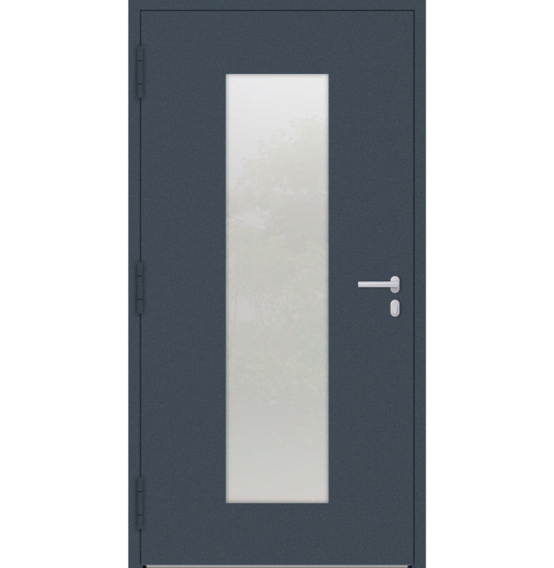 Turenwerke SL75 Design 08 Aluminium Door - Blue RAL5003