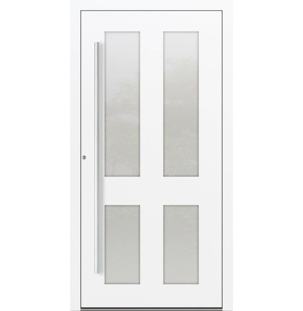 Turenwerke SL75 Design 09 Aluminium Door - White RAL9016