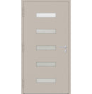 Turenwerke SL75 Design 11 Aluminium Door - Beige RAL1015