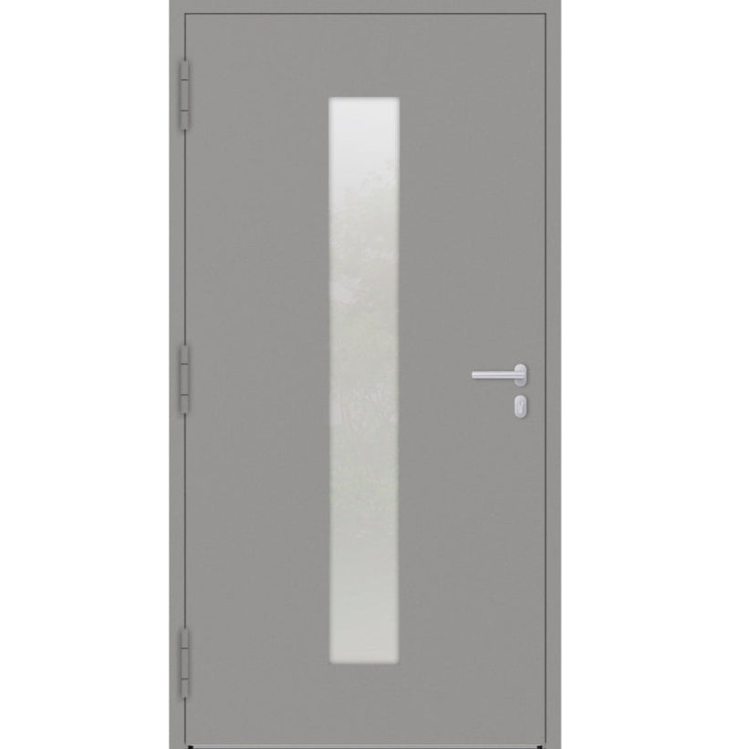 Turenwerke SL75 Design 15 Aluminium Door - Grey RAL9007