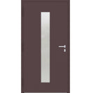 Turenwerke SL75 Design 15 Aluminium Door - Rotbraun RAL3005