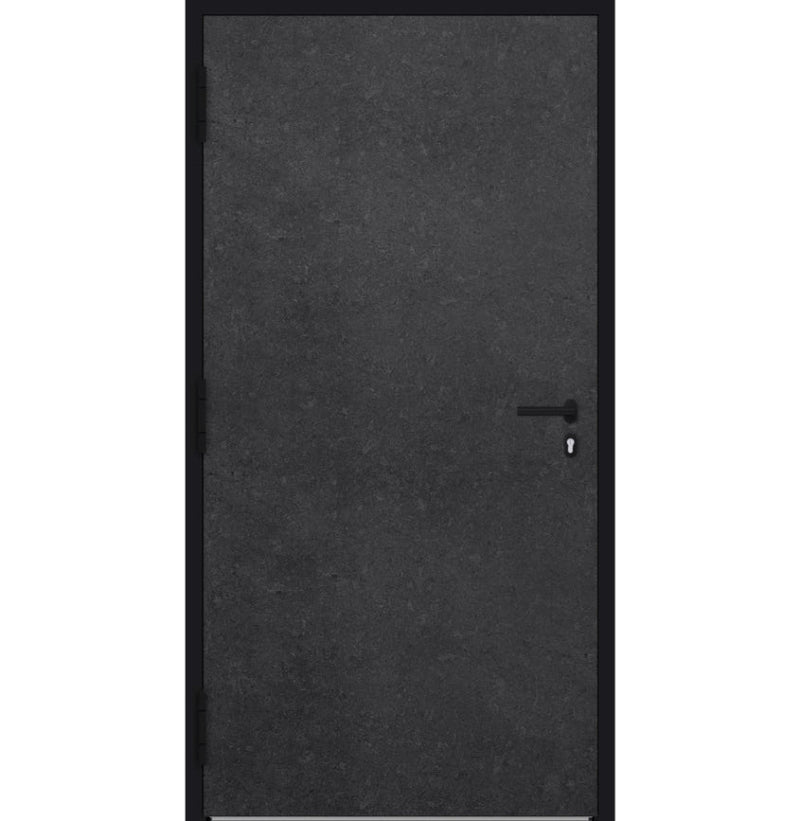 Turenwerke SL75 Design 20 Aluminium Door - Dark Concrete - Blackline