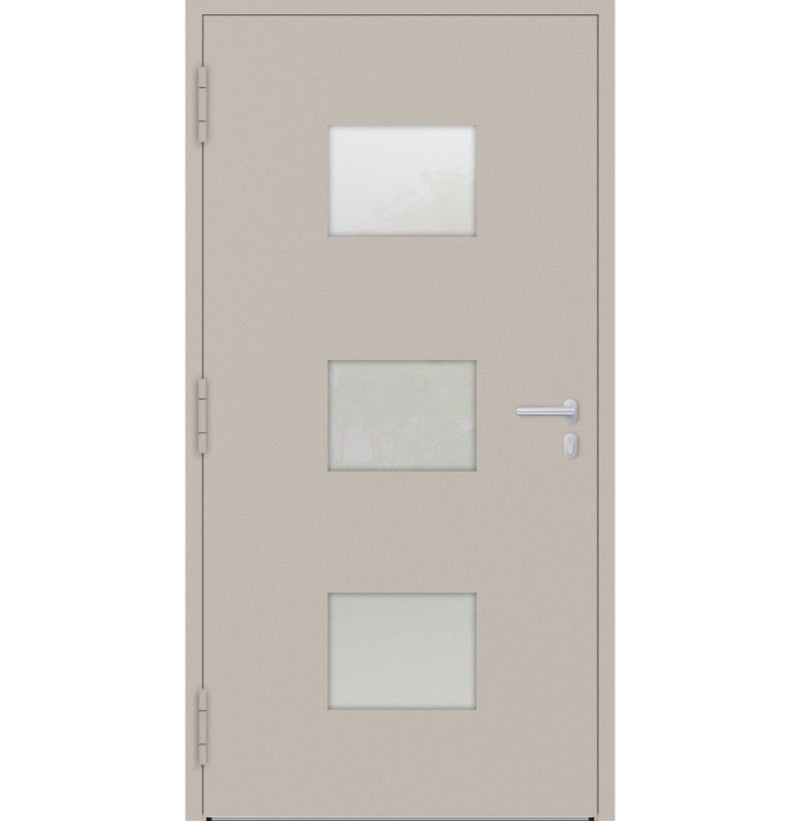 Turenwerke SL75 Design 210 Aluminium Door - Beige RAL1015