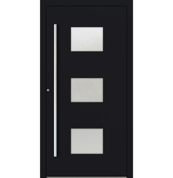 Turenwerke SL75 Design 210 Aluminium Door - Black RAL9005