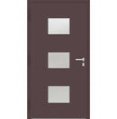 Turenwerke SL75 Design 210 Aluminium Door - Red RAL3005