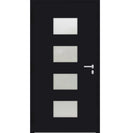 Turenwerke SL75 Design 211 Aluminium Door - Black RAL9005
