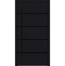 Turenwerke SL75 Design 22 Aluminium Door - Black RAL9005 - Blackline