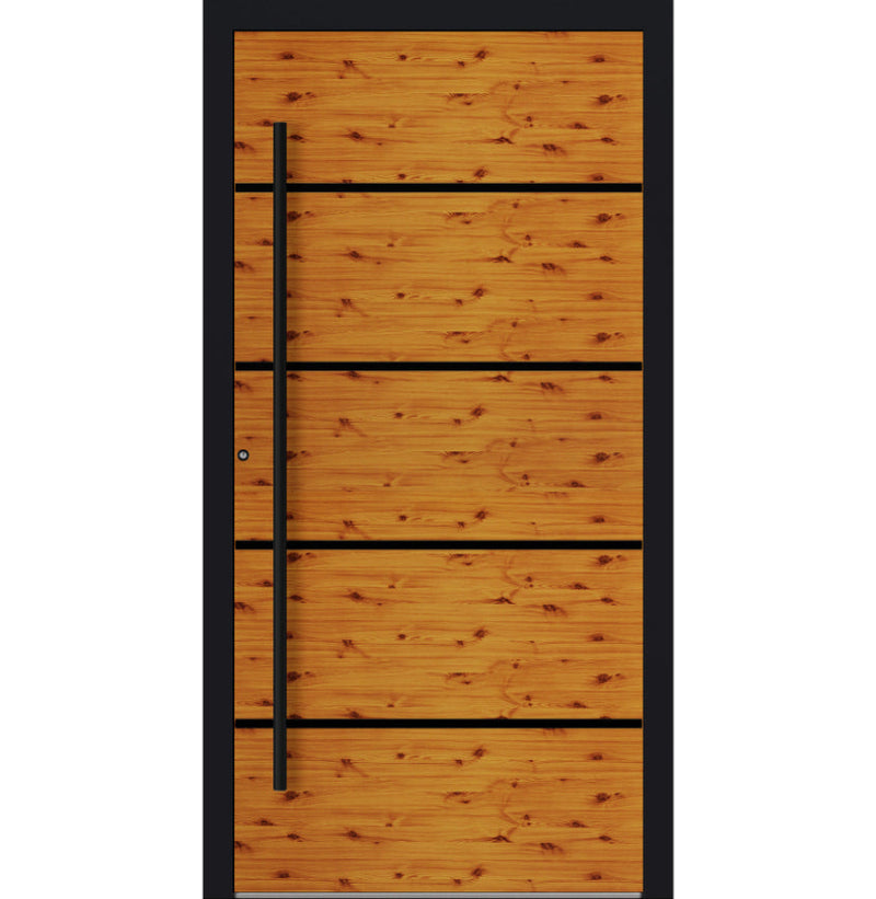 Turenwerke SL75 Design 22 Aluminium Door - Pine - Blackline