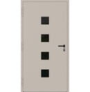 Turenwerke SL75 Design 23 Aluminium Door - Beige RAL1015 - Blackline