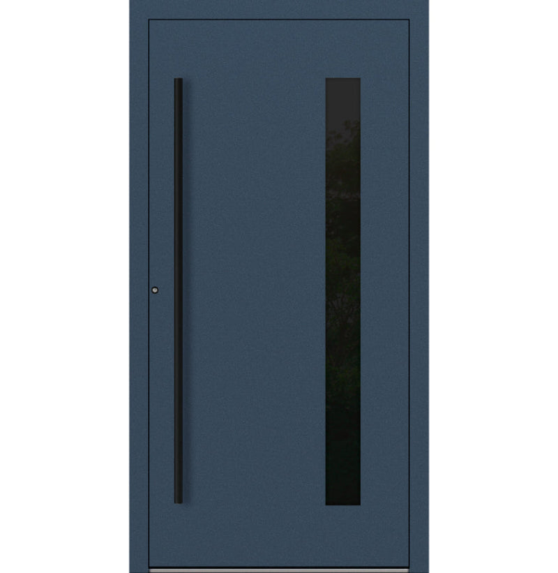 Turenwerke SL75 Design 24 Aluminium Door - Blue RAL5003 - Blackline