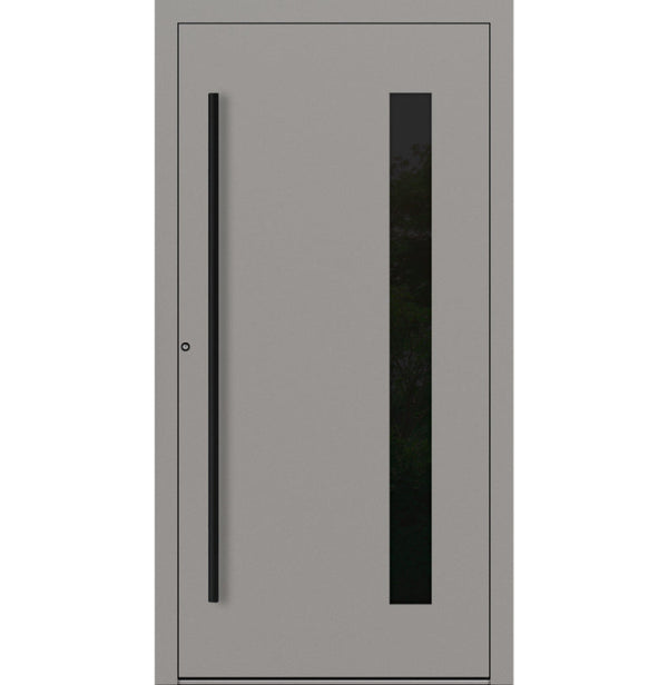 Turenwerke SL75 Design 24 Aluminium Door - Grey RAL9007 - Blackline