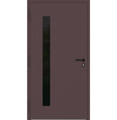 Turenwerke SL75 Design 24 Aluminium Door - Red RAL3005 - Blackline