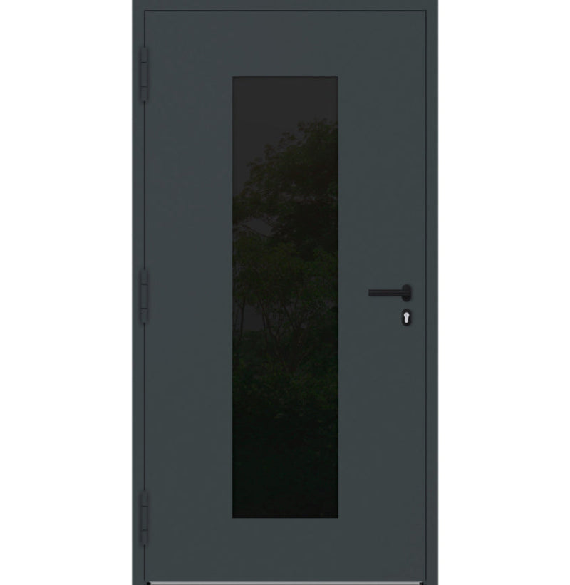 Turenwerke SL75 Design 28 Aluminium Door - Anthracite RAL7016 - Blackline