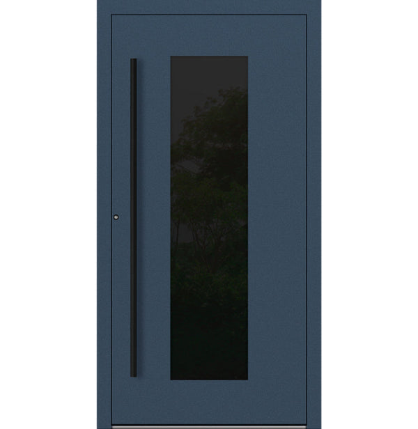 Turenwerke SL75 Design 28 Aluminium Door - Blue RAL5003 - Blackline