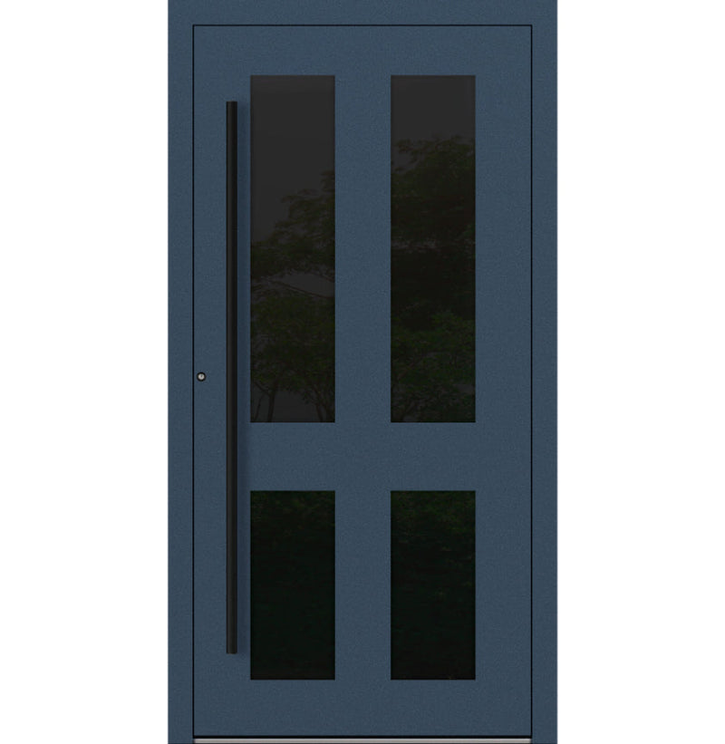 Turenwerke SL75 Design 29 Aluminium Door - Blue RAL5003 - Blackline