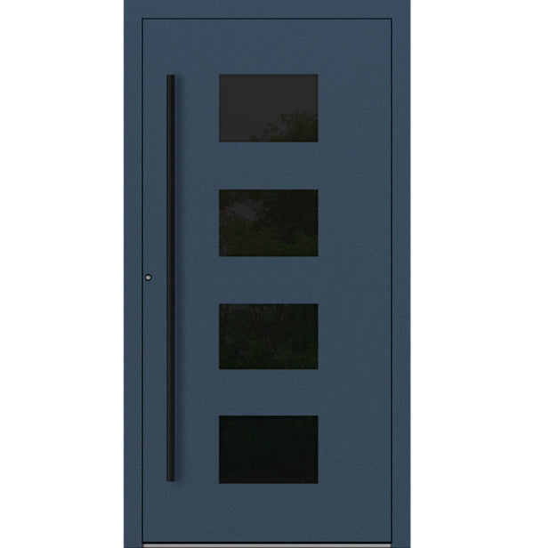 Turenwerke SL75 Design 311 Aluminium Door - Blue RAL5003 - Blackline