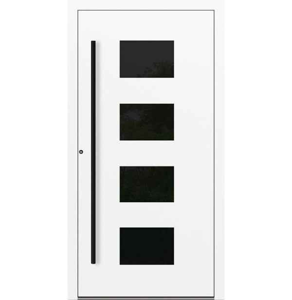 Turenwerke SL75 Design 311 Aluminium Door - White RAL9016 - Blackline